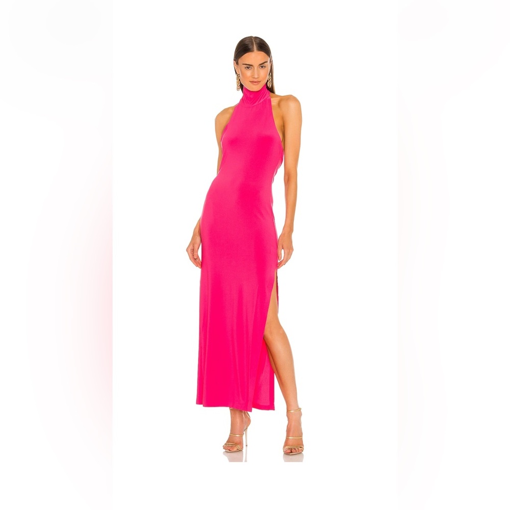Norma Kamali Turtle Gown in Rose